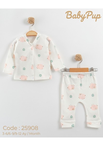 Pamuklu Bebek Takım 2’li Set (Üst + Alt)