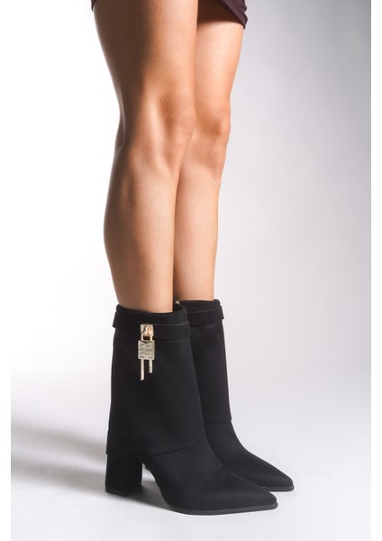 Kadın Sivri Burun Kısa Çizme 0012068