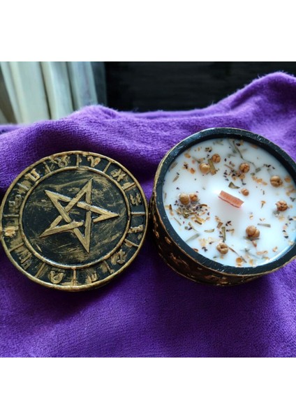 Pentagram Ritüel Mum