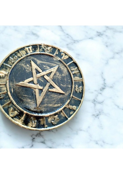 Pentagram Ritüel Mum