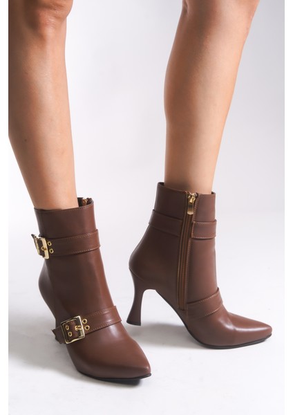 Olytheris Kadın Topuklu Sivri Burun Bot 00128505