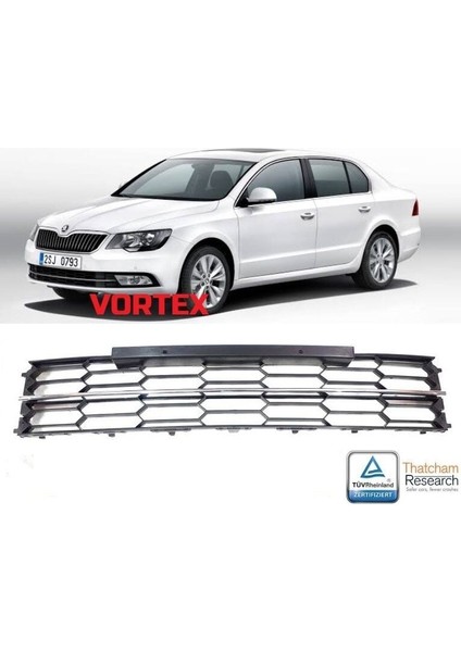 Superb Ön Tampon Orta Izgara (Kromlu) 2013 Sonrası Uyumlu