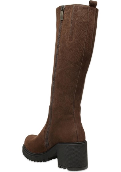 D25KC-2330 Kalin Topuklu Günlük Kahverengi Kadın Çizme fırsatları