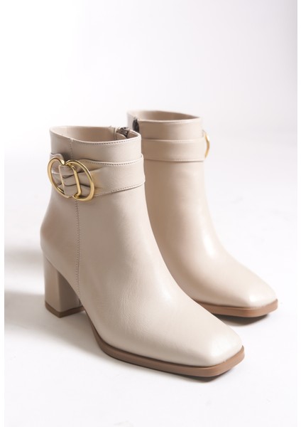 Kadın Toka Detaylı Topuklu Bot 00121040 indirimleri