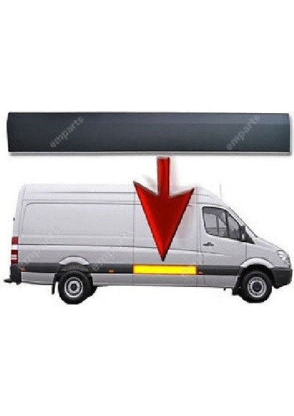 Volkswagen Crafter Sprinter Sağ Yan Kapı Kaplama 2006 Sonrası Uyumlu
