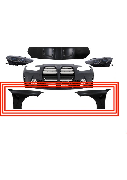 G20-G80 M3 Dönüşüm Içın Ön Çamurluk Takımı 2020 Sonrası Uyumlu