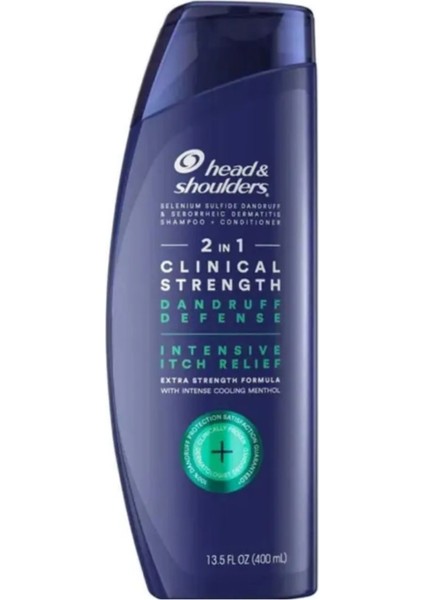 & Shoulders 2 In 1 Clınıcal Strenght Dandruff Defense Intensıve Itch Relıef Şampuan 400 ml