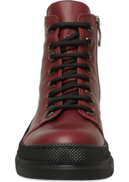 D25KB-1935 Günlük Bordo Kadın Bot modelleri