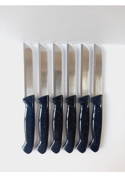 Meyve Bıçağı - Simli Siyah