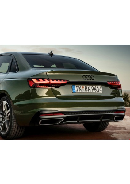 A4 Arka Tampon Çıtası Sağ S-Line Siyah 2020 Sonrası Uyumlu