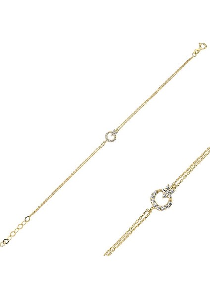 Altın Ay Yıldız Bileklik