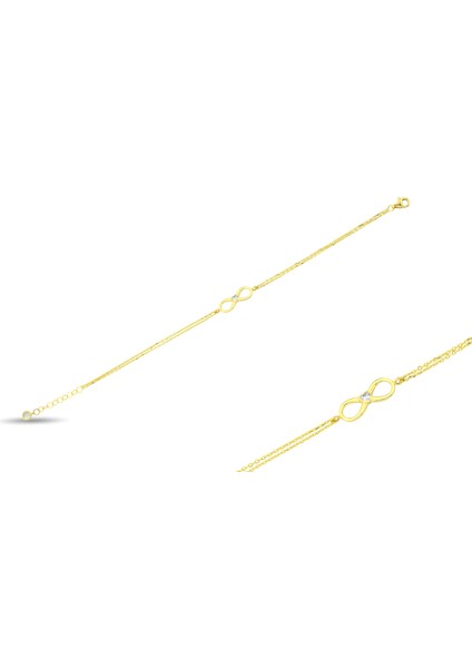 Altın Sonsuzluk Bileklik