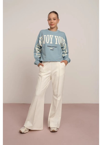 Kız Çocuk 7832 Ispanyol Paça Pantolon