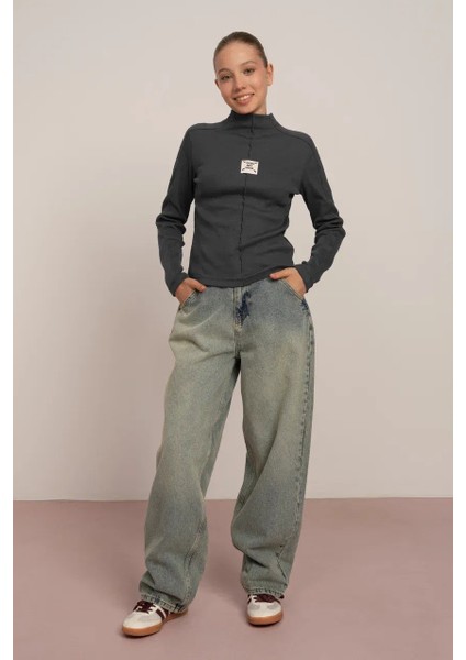 Kız Çocuk 7826 Buzi Nakışlı Badi