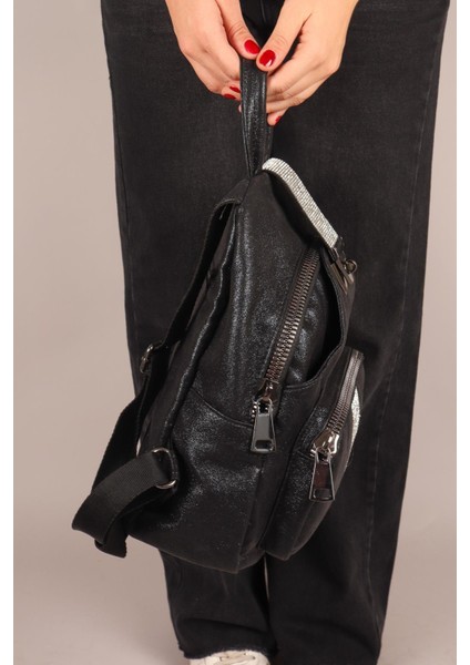 Taşlı Sultan Sırt Çantası Siyah fiyatları