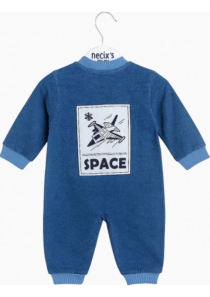 Bebek Unisex Pamuklu Space Dream Kot Tulum modelleri
