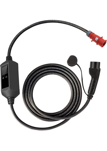 22 Kw Taşınabilir 10 mt Tip2 Kablo+Wifi+Bluetooth+Mobil Uygulama
