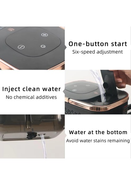 2500W Yüksek Basınçlı Buharlı Temizleyici 6 Kademeli Güç Ayarı 10 Farklı Başlık Çok Fonksiyonlu Temizlik Makinesi modelleri