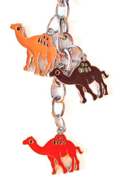3 Farklı Deveden Oluşan Metal Anahtarlık fiyatları