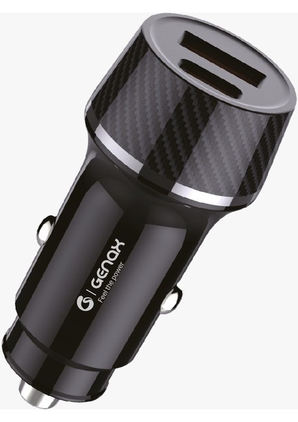 Genax 47W Hızlı Araç Şarj Cihazı – USB + Type‑c Çift Çıkışlı | Pd & Qc 3.0 Destekli GNX023