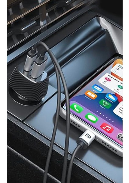 Genax 47W Hızlı Araç Şarj Cihazı – USB + Type‑c Çift Çıkışlı | Pd & Qc 3.0 Destekli GNX023 modelleri