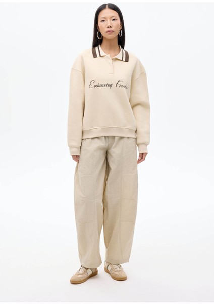 Bej Kadın Sweatshirt SWT00967 modelleri