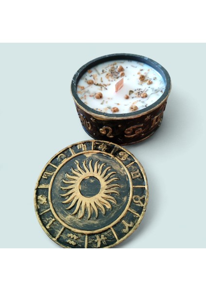 Arınma ve Nazar Için Üzerlik Otu Ritüel Mum