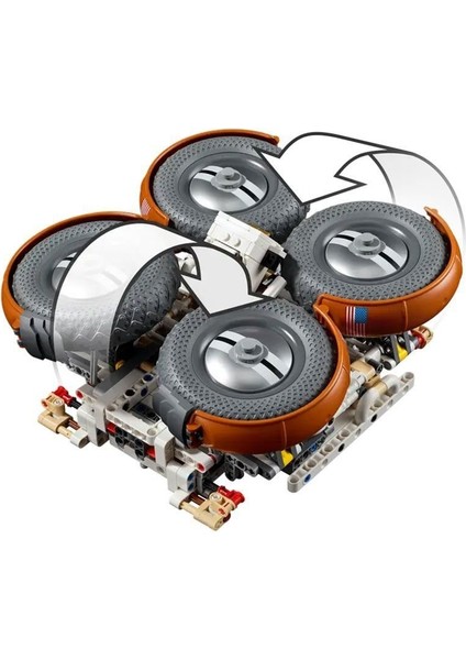 42182 Nasa Apollo Ay Taşıtı - Lrv 1913 Parça +18 Yaş fırsatları