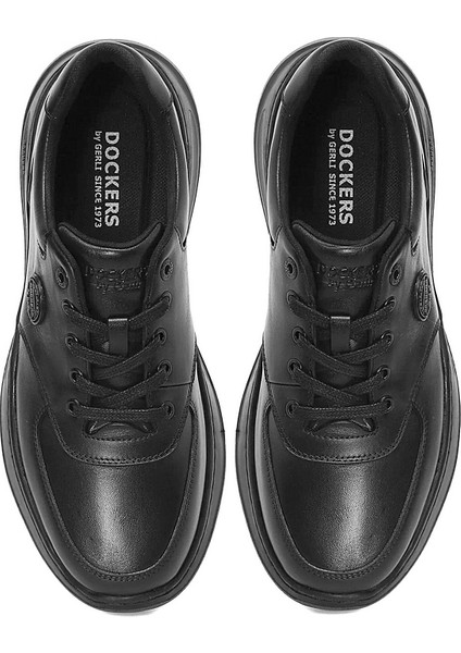 A102028346 5W Hernandez 5pr Erkek Hakiki Deri Casual Ayakkabı Siyah fırsatları