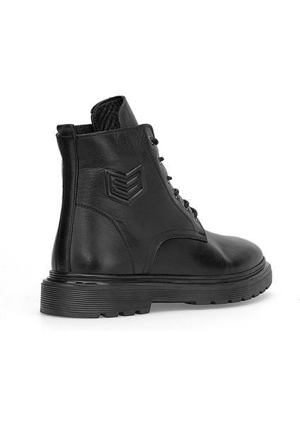 1034 Erkek Hakiki Deri Klasik Bot Siyah fırsatları