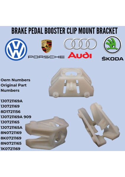 Volkswagen - Audi - Porsche -Skoda Fren Pedal Bağlantı Aparatı