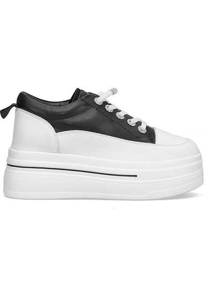 25K313 Kadın Hakiki Deri Klasik Sneaker Siyah