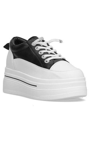 25K313 Kadın Hakiki Deri Klasik Sneaker Siyah fiyatları