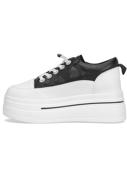 25K313 Kadın Hakiki Deri Klasik Sneaker Siyah modelleri