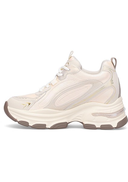 25K450 Kadın Hakiki Deri Klasik Sneaker Bej modelleri