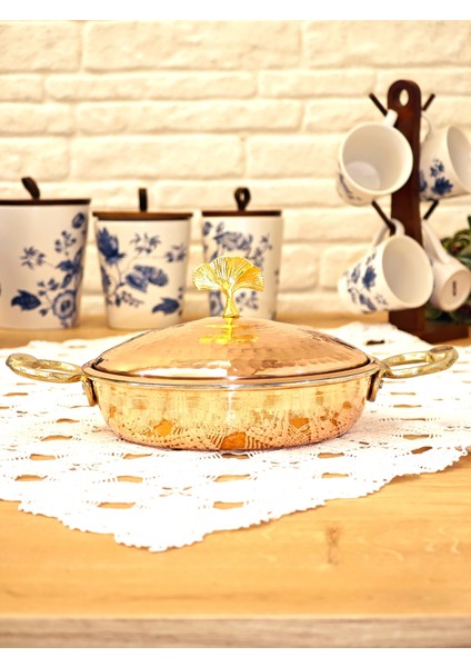 Bakır Kapaklı Tava