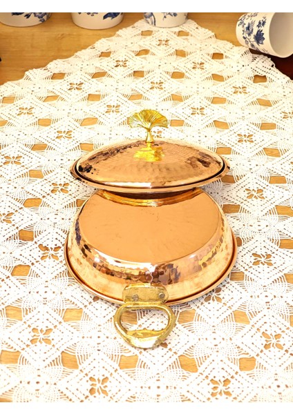 Bakır Kapaklı Tava