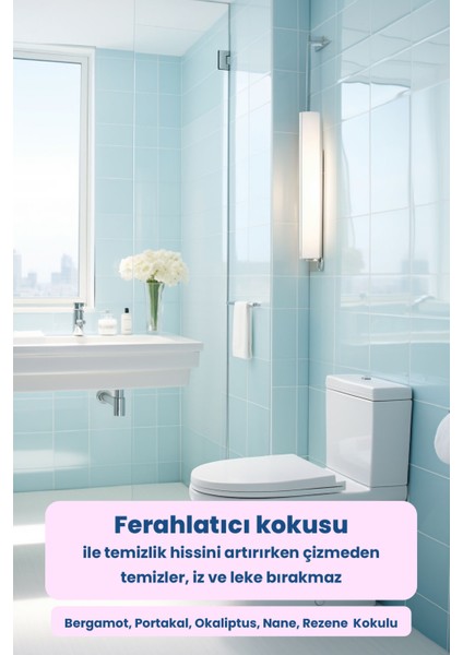 Tuvalet Temizleyici 2 x 800 ml | Bergamot ve Okaliptus Kokulu | Vegan indirimleri