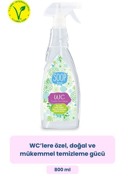 Tuvalet Temizleyici 2 x 800 ml | Bergamot ve Okaliptus Kokulu | Vegan