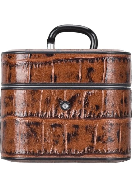 Casquet Apple Airpods 3.nesil Uyumlu Deri Kılıf Yk6 Taba indirimleri