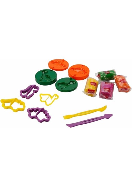 4734 Crafy 14’lü Oyun Hamuru Kalıp Seti – Dinozorlar modelleri