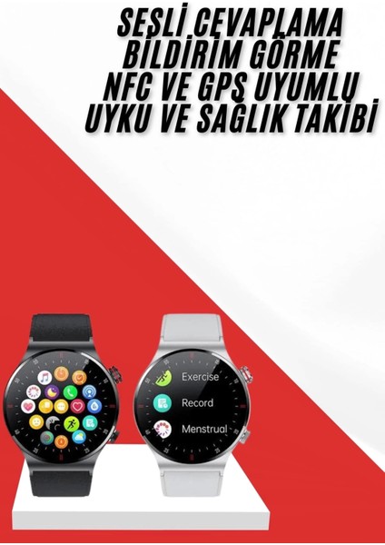 Çok Fonksiyonlu Akıllı Saat Bluetooth Bağlantılı Çağrı Cevaplayabilen Uzun Pil Ömrü fiyatları