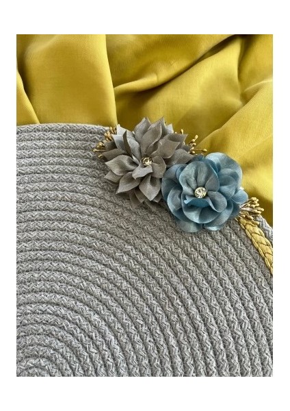 Decohandy 39CM Çiçekli Jüt Örme Supla Amerikan Servis fiyatları