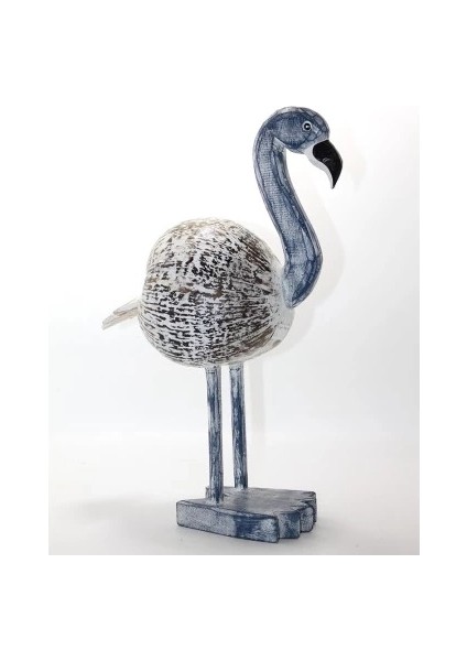 Ahşap Flamingo Figürü