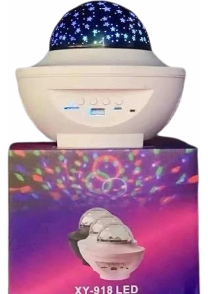 Dönen Işıklı Disko Topu Projektör Müzik Çalarlı Disco Speaker indirimleri