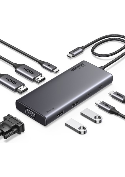 35588 8'i 1 Arada USB 3.0 100W Pd Port Çoklayıcı Hub, 35588 modelleri