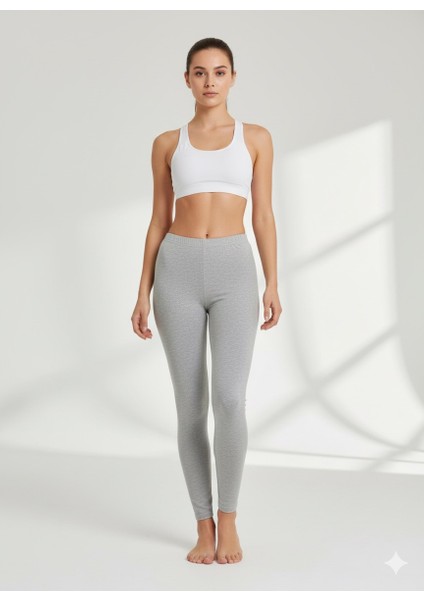 Kadın Modal Elastan Uzun Tayt