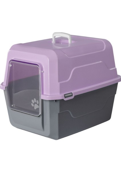 Mıkopet Deluxe Kapalı Kedi Tuvaleti (Pembe)