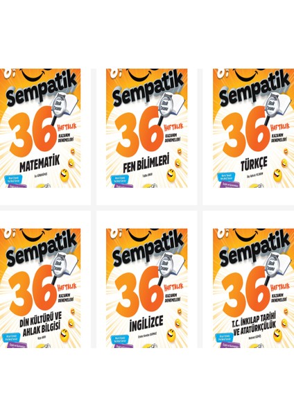 8. Sınıf Tüm Dersler Sempatik 36 Hafta Kazanım De