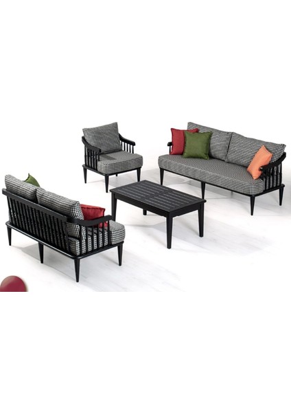 İskandinav Minyatür Mavi Koltuk Takımı 3+3+1 modelleri